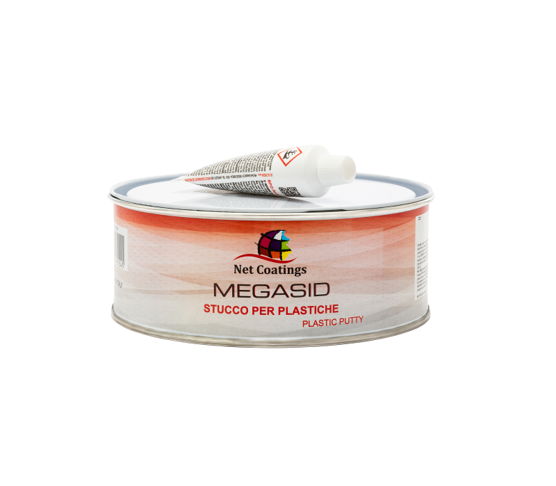 Megasid Stucco für Kunststoffstoßstangenreparaturen und Kunststoffprodukte 750 gr