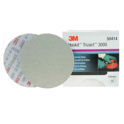 3M Trizact Hookit Discs zum Schleifen von Lackfehlern 150 mm ohne Löcher