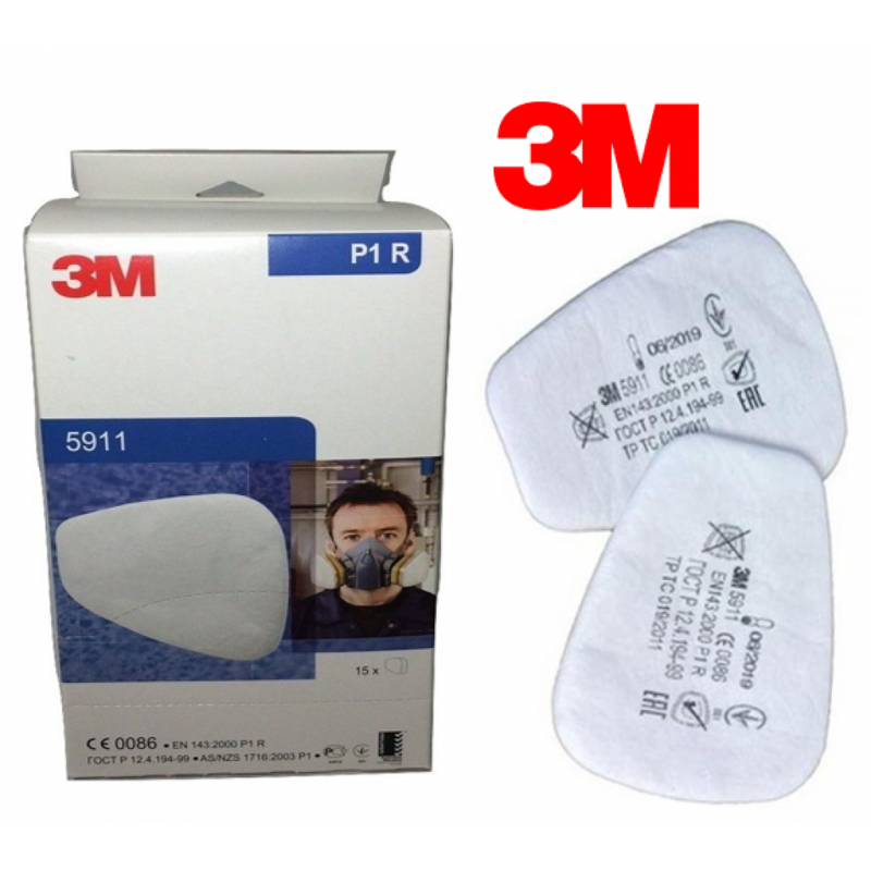 3M 5911 Vorfilter für Masken der Serie 6000 Partikelfilter P1 R