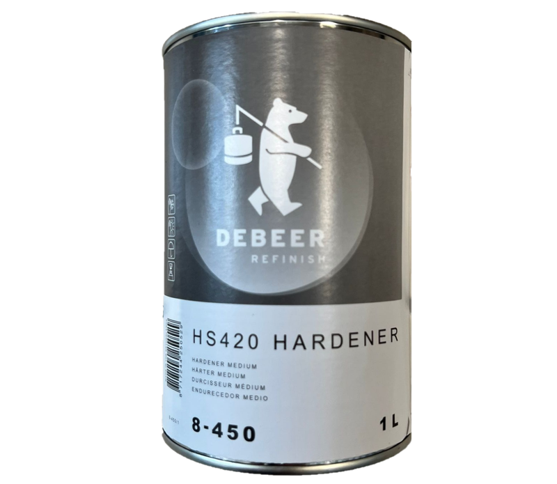 DeBeer HS420 Härter Für Grundierungen und Klarlacke. 1 Liter - 500 ml 8-430 8-450 8-460