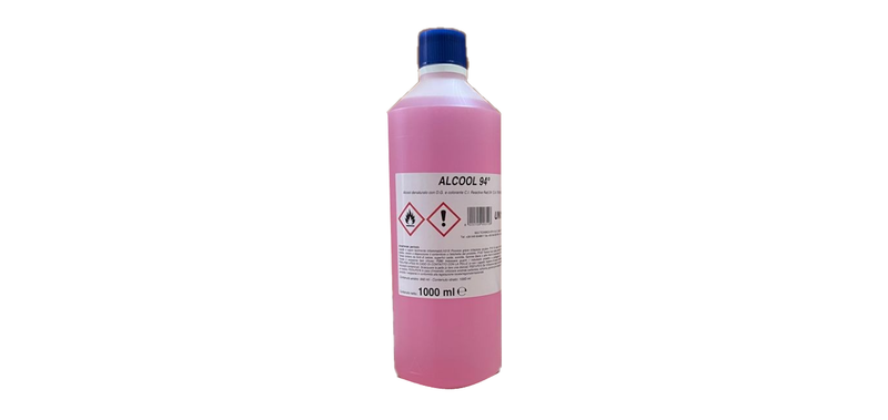 Rosa denaturierter Ethylalkohol 94 ° 1LT