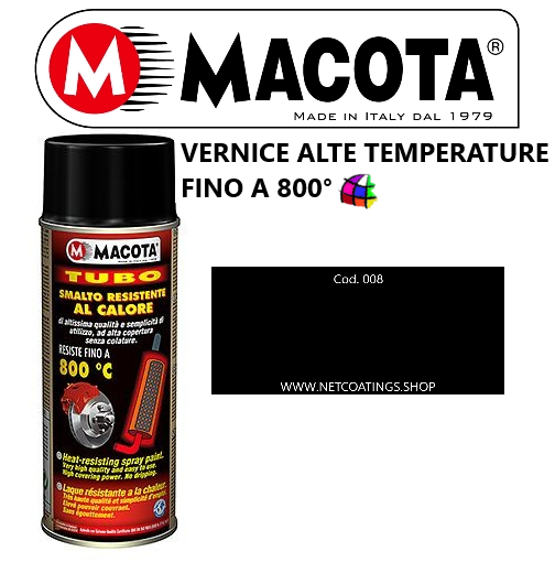 Macota Schlauchspray Lackspray Hochtemperatur Bremssättel Schalldämpfer 800 °
