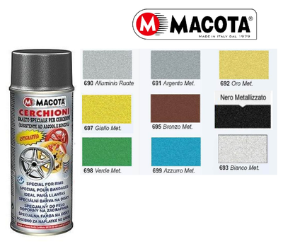 Macota Spraydose Emaille-Felgen Kratzfeste 400ml resistente Farbe