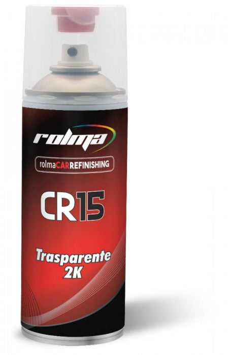 Rolma Lackspray 2K Transparent Glänzend Zweikomponenten Spray CR15 CR 15 400ml
