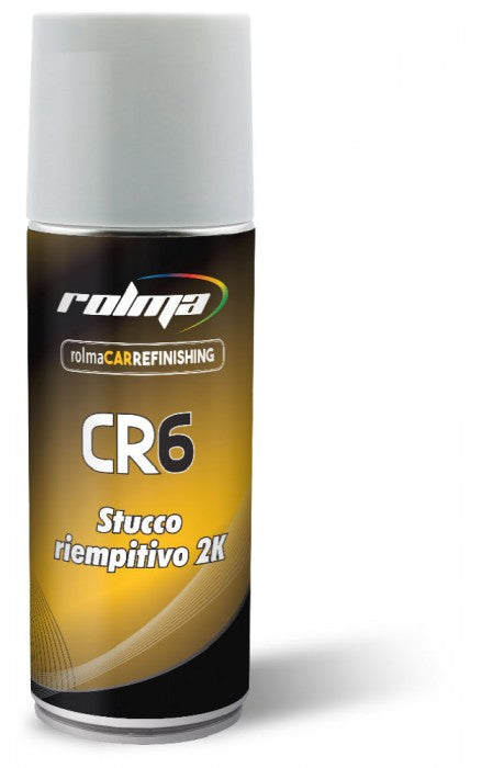 Rolma Spachtelmasse 2K Zweikomponenten-Spray Sandable Spray 400ml CR6