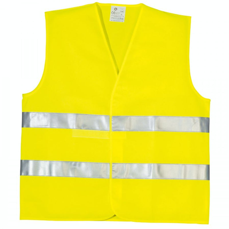 Reflektierende Weste mit hoher Sichtbarkeit Gelb-Orange-Jacke